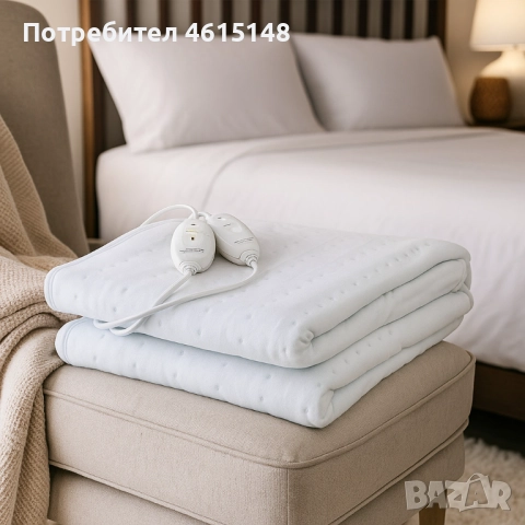 Затопляща постелка за легло Termomax, 60W120W, 150х80см160х140см, електрическа, полиестер