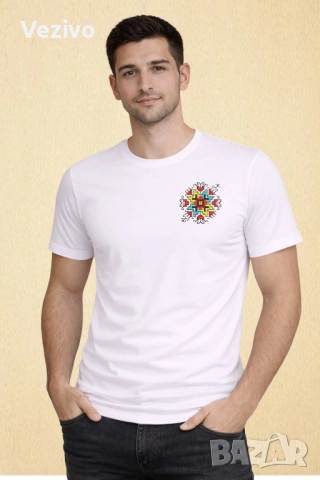 Звездна розета, снимка 2 - Тениски - 54077298