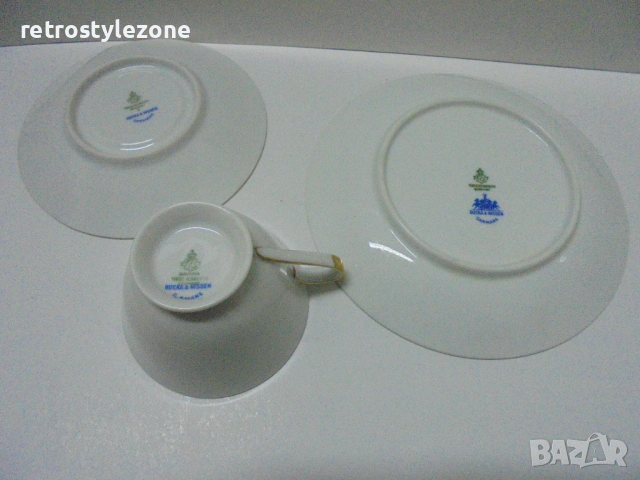 № 8584 Троен порцеланов сет – BUKCA & NISSEN  , снимка 3 - Други ценни предмети - 54347786