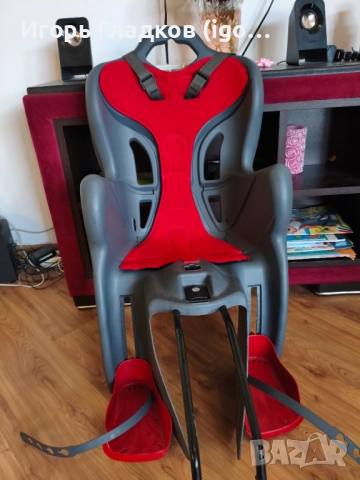 Детска седалка за велосипед Bellini, За монтиране на багажника