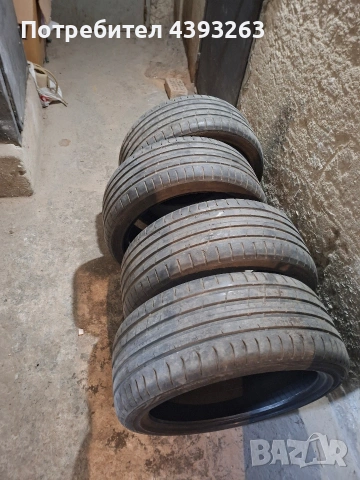 Продавам 4 броя летни гуми 225/40/18