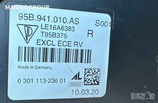 Фар десен фарове Shadow Black Line фарове Matrix за Порше Макан Porsche Macan, снимка 7 - Части - 44777016