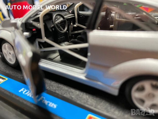 Нова метална колекционерска количка модел FORD FOCUS WRC TEST CAR 1:24, снимка 2 - Колекции - 52448112