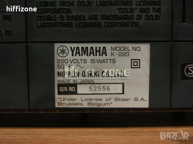 ДЕК   Yamaha k-220 , снимка 8 - Декове - 40176103
