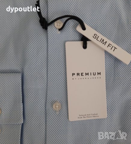 Мъжка риза Jack & Jones Premium Slim Fit, размери - S и L.                                      , снимка 5 - Ризи - 39266762