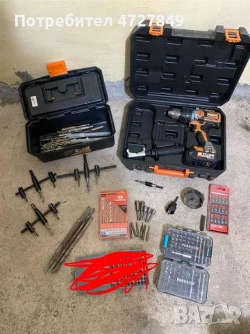 Спешно! Акумулаторен винтоверт Villager – Възможност за комплектовка, снимка 3 - Винтоверти - 53377227