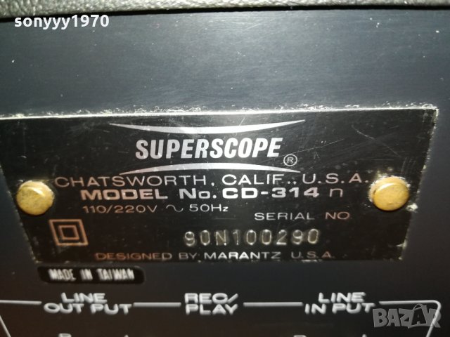 MARANTZ-SUPERSCOPE-USA-ВНОС SWISS, снимка 12 - Декове - 35220376