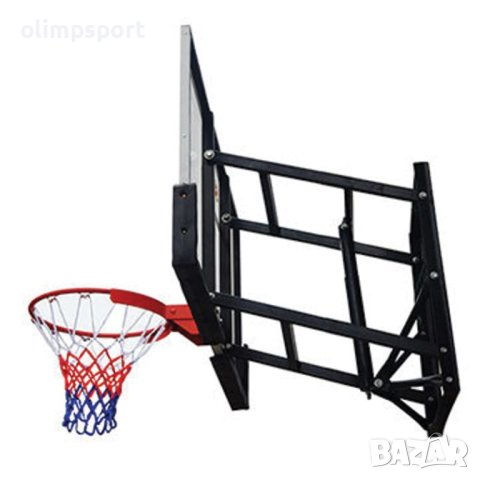 Табло баскетбол с конктрукция за монтаж на стена и регулиране на височината Life Sport. , снимка 3 - Баскетбол - 42363566