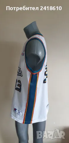 Champion USA Grand Hill # 33 Detroit Pistons Vintage 90S Mens Size XL ОРИГИНАЛ! МЪЖКИ Баскетболен ПО, снимка 6 - Спортни дрехи, екипи - 49530800