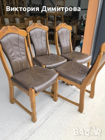 Комплект от 4 трапезни стола , снимка 10 - Столове - 52435719