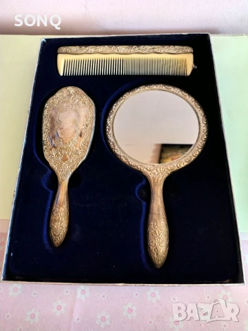 Луксозен Дамски Посребрен Комплект