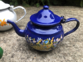 стари малки емайлирани чайници - СОЦ - четири броя, снимка 4