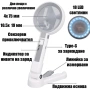 Акумулаторна ръчна увеличителна лупа с LED осветление USB зареждане за четене 4X увеличение и скала, снимка 2