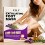 Ексфолираща маска за крака V.H.V – премахва грубата кожа и мазолите само за 1 процедура, снимка 7