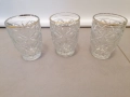 Кристална купа ръчно шлифован оловен кристал, чаши, снимка 5
