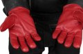 Червени мъжки ръкавици /ест кожа /Club Argentino / M /made in Italy/разпродава, снимка 2