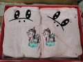 Бебешки комплект за баня – Unicorn (Baby Bathrobe Set), снимка 3