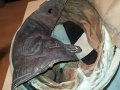 РЕТРО КАСКА С КОЖЕНИ СТРАНИЦИ-АНТИКА 2801231705, снимка 11