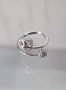Сребърен пръстен за кутре, снимка 7
