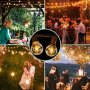 String Lights LED верига 25 крушки за парти украса празнични светлини декорация рожден ден сватба 9м, снимка 8