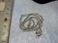 ФИНА СТАРИННА СРЕБЪРНА ВЕРИЖКА ЛАНЧЕ КОЛИЕ СИНДЖИРЧЕ СРЕБРО ВИСОКА ПРОБА РЪЧНА ИЗРАБОТКА 32038, снимка 2