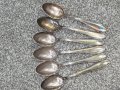 6 бр. сребърни лъжици 1900-1940г, снимка 1 - Други ценни предмети - 36923504