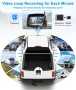 URVOLAX Безжична камера за заден ход: 7-инчов монитор IP69K Водоустойчива автомобилна камера, снимка 5