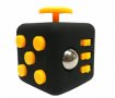 Играчка Fidget Cube, Антистрес, Пластмасова, Черно/Жълто