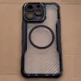 iPhone 16 Pro Max кейс MagSafe удароустойчив Carbon , снимка 2