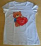 Нова Дамска тениска TEDDY BEER LOVE YOU!