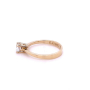 Златен дамски пръстен 2,15гр. размер:51 14кр. проба:585 модел:22420-1, снимка 3