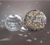 OwnMy 80 мм прозрачна кристална топка с фасетирана Дъга Призма,ловец на слънце, снимка 10