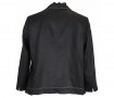 XXL Черно ленено сако с къдрички Garry Weber, снимка 3