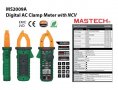 Амперклещи MASTECH MS2009A VAC/VDC | AAC | OHM, снимка 2
