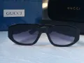 GUCCI с лого 1:1 дамски слънчеви очила елипса 2 цвята овални кръглин, снимка 9