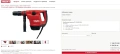 Hilti TE 50-AVR - Нов комбиниран перфоратор 1100W 6.0J, снимка 9