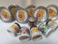 Халби-порцеланови,колекционерски с подложни чинийки, снимка 1 - Колекции - 39875344