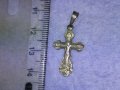 СПАСИ и СОХРАНИ Старинно СРЕБЪРНО ПРАВОСЛАВНО РАЗПЯТИЕ КРЪСТ СРЕБРО 925 с ПЕЧАТ на МАЙСТОРА 40531, снимка 11