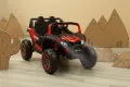 Офроуд акумулаторен автомобил AXEL – Червен, 4x4, с дистанционно и LED, снимка 16