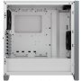 Геймърска Кутия за компютър Corsair 4000D CC-9011199-WW, White Middle Tower, снимка 5