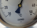 биметален термометър JUMO immersion thermometer ф100mm, -30/+50°C, L-100mm, снимка 6