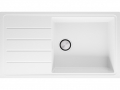 Кухненска Мивка от Гранит модел Копенхаген 900 x 500 Supreme - Бяла, снимка 4