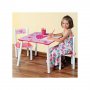 Комплект детска маса с 2 стола-в синьо или розово, снимка 1 - Маси - 34536246