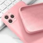 Силиконов кейс Silicone Soft Cover, За iPhone 11 (6.1), Розов, снимка 2