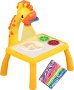 Детска маса за рисуване с проектор, жираф, снимка 1 - Рисуване и оцветяване - 42575043