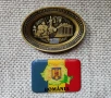 Магнити за хладилник - Гърция (метален) и Румъния, снимка 1