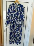 H&amp;M рокля в бяло синьо и черно ХЛ размер , снимка 2