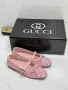Gucci Дамски Розови Ежедневни Обувки Тип Балерини Гучи Код E103, снимка 4