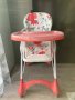 Детско столче за хранене Cangaroo Mint в червено, снимка 1 - Столчета за хранене - 39731834