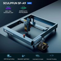 SCULPFUN SF-A9 40W CNC лазер лазерно гравиране рязане, снимка 2 - Други машини и части - 42138765